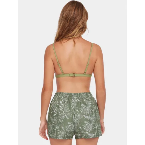 O'Neill Essentials 12  Print Swimshorts Női Rövidnadrág 36077-Green Textured Jungle