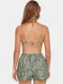 O'Neill Essentials 12  Print Swimshorts Női Rövidnadrág 36077-Green Textured Jungle