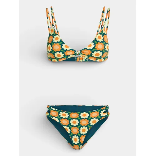 O'Neill O Riginals Bikini Set Női Bikini 36102-Green Retro Flower