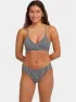 O'Neill Essentials Baay Maoi Bikini Set Női Bikini 39149-Black Micro Stripe