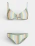 O'Neill Malibu Matira Bikini Set Női Bikini 32037-Multi Must Haves Stripe
