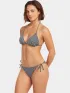 O'Neill Essentials Capri Bondey Bikini Set Női Bikini 39149-Black Micro Stripe