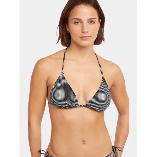 O'Neill Essentials Capri Bondey Bikini Set Női Bikini 39149-Black Micro Stripe