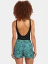 O'Neill Essentials 12  Aop Swimshorts Női Rövidnadrág 36100-Green Island Sky
