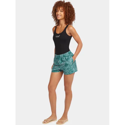 O'Neill Essentials 12  Aop Swimshorts Női Rövidnadrág 36100-Green Island Sky