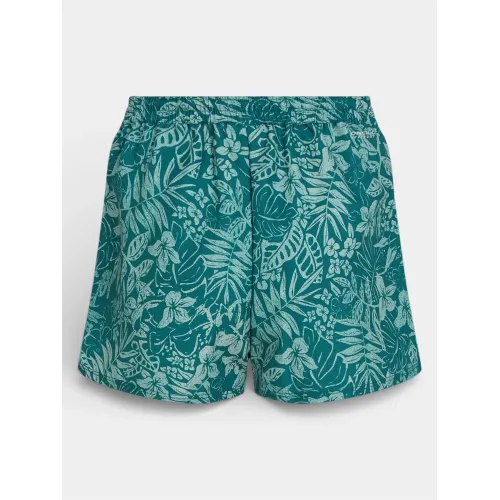 O'Neill Essentials 12  Aop Swimshorts Női Rövidnadrág 36100-Green Island Sky