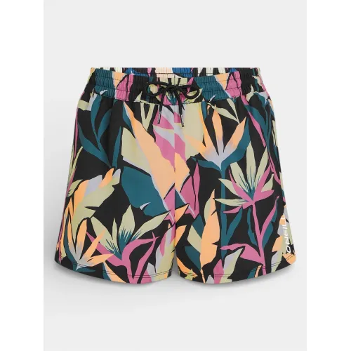 O'Neill Essentials 12  Aop Swimshorts Női Rövidnadrág 39147-Black Wmns Tropicana