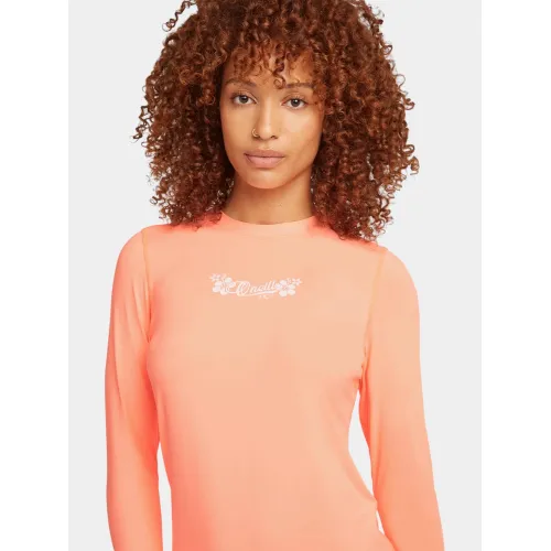O'Neill O Neill Skins L/Slv Női Lycra 12535-Funky Peach