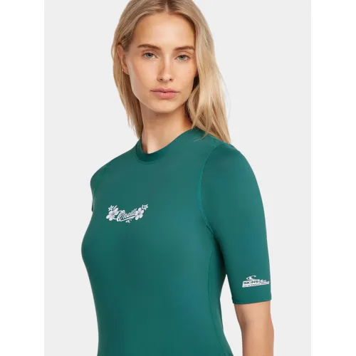 O'Neill O Neill Skins S/Slv Női Lycra 15097-Botanical Heat
