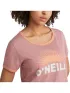 O'Neill Marri Ringer T-Shirt Női Póló 14023-Ash Rose
