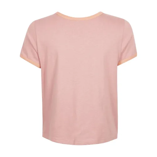 O'Neill Marri Ringer T-Shirt Női Póló 14023-Ash Rose