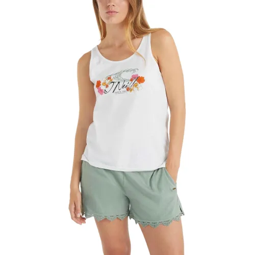 O'Neill Luana Graphic Tank Top Női Póló 11010-Snow White