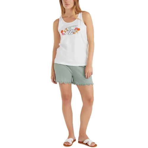 O'Neill Luana Graphic Tank Top Női Póló 11010-Snow White