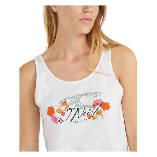 O'Neill Luana Graphic Tank Top Női Póló 11010-Snow White