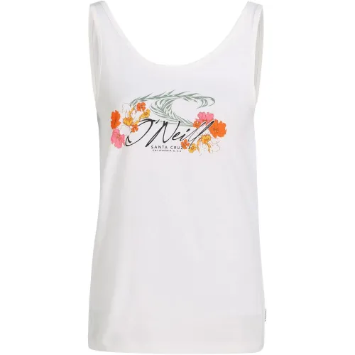 O'Neill Luana Graphic Tank Top Női Póló 11010-Snow White
