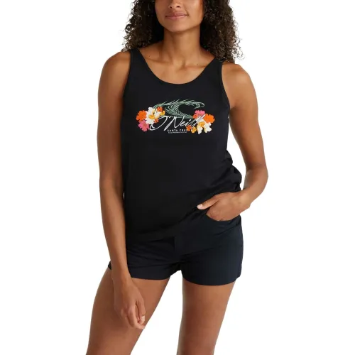 O'Neill Luana Graphic Tank Top Női Póló 19010-Black Out