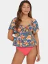O'Neill Hughes Woven Top O'Neill Hughes Woven Top Női Póló 35155-Blue Painted Tropics