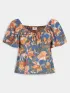 O'Neill Hughes Woven Top O'Neill Hughes Woven Top Női Póló 35155-Blue Painted Tropics