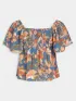 O'Neill Hughes Woven Top O'Neill Hughes Woven Top Női Póló 35155-Blue Painted Tropics