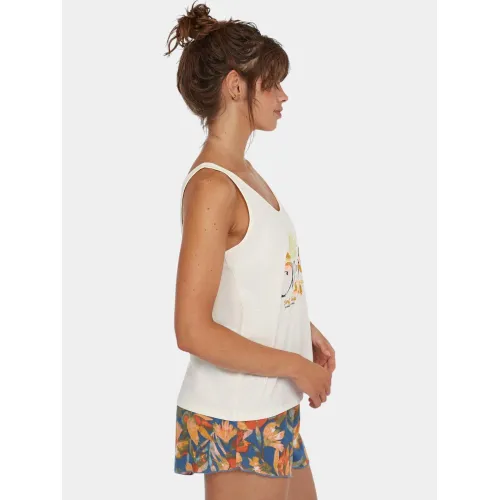 O'Neill Summer Musthaves Luana Graphic Tanktop Női Póló 11010-Snow White