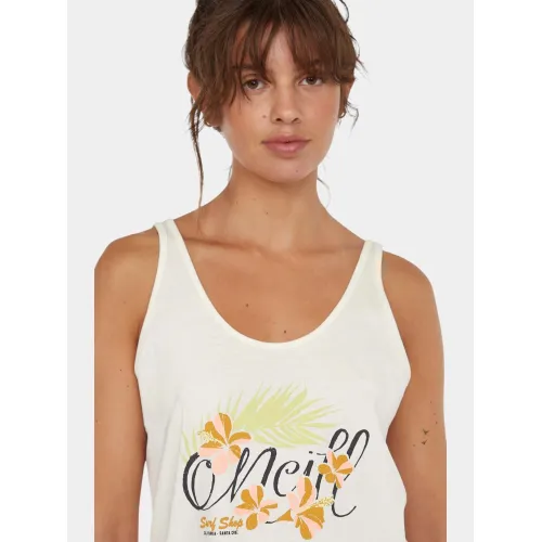 O'Neill Summer Musthaves Luana Graphic Tanktop Női Póló 11010-Snow White