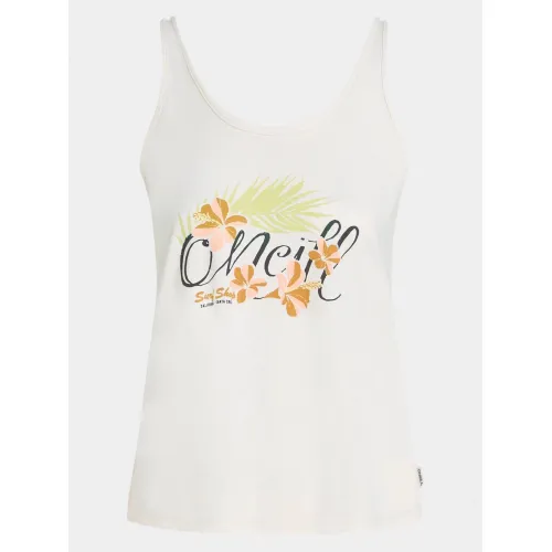 O'Neill Summer Musthaves Luana Graphic Tanktop Női Póló 11010-Snow White