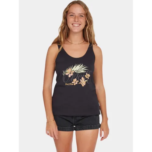 O'Neill Summer Musthaves Luana Graphic Tanktop Női Póló 19010-Black Out