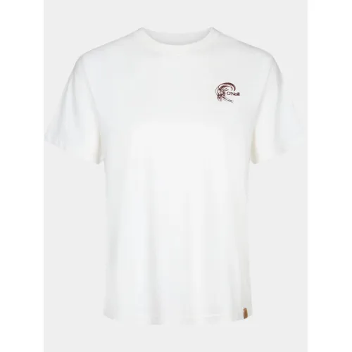 O'Neill O Riginals Back Print T-Shirt O'Neill O Riginals Back Print T-Shirt Női Póló 11010-Snow White
