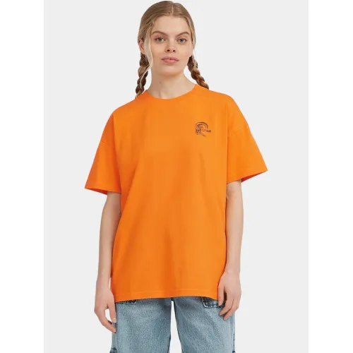 O'Neill O Riginals Back Print T-Shirt Női Póló 12531-Mango Punch
