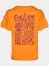 O'Neill O Riginals Back Print T-Shirt Női Póló 12531-Mango Punch