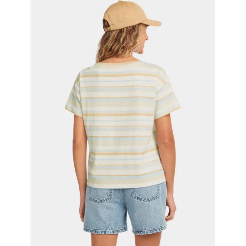O'Neill O Riginals Boxy Stripe T-Shirt Női Póló 35216-Blue O riginals wmns tee stri