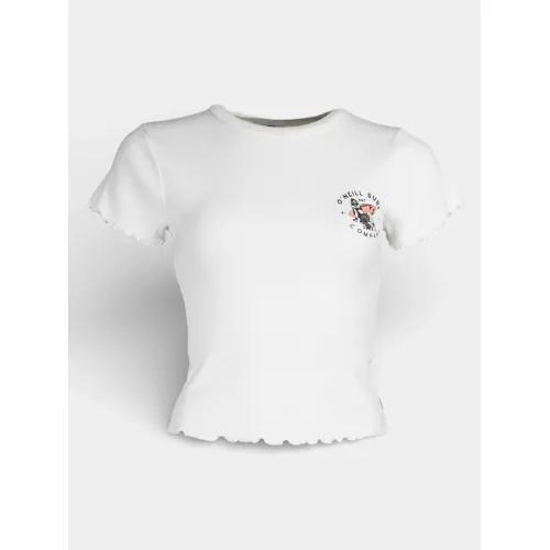 O'Neill O Neill Rib T-Shirt Női Póló 11010-Snow White
