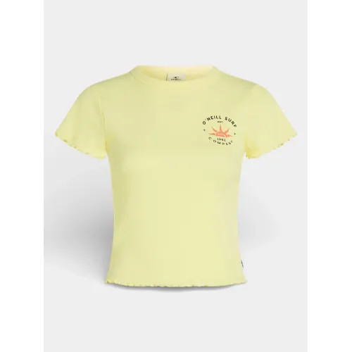 O'Neill O Neill Rib T-Shirt Női Póló 12030-Rainforest Dew