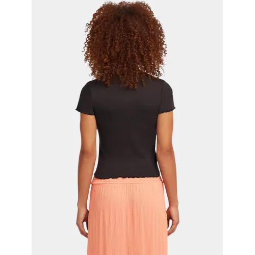 O'Neill O Neill Rib T-Shirt Női Póló 19010-Black Out