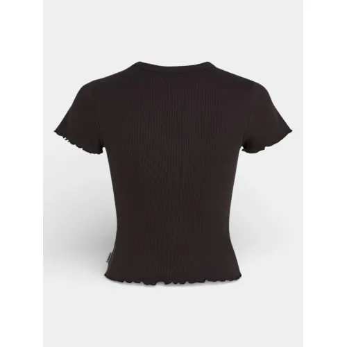 O'Neill O Neill Rib T-Shirt Női Póló 19010-Black Out