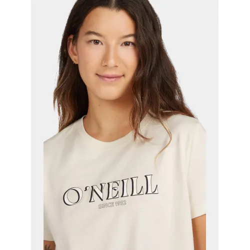 O'Neill O Neill Graphic T-Shirt Női Póló 11017-Linen White