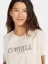 O'Neill O Neill Graphic T-Shirt Női Póló 11017-Linen White