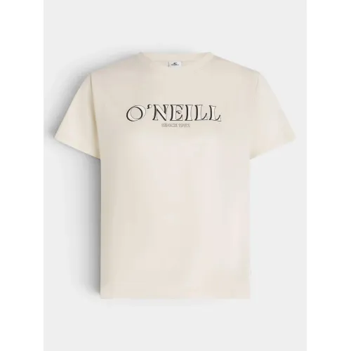O'Neill O Neill Graphic T-Shirt Női Póló 11017-Linen White