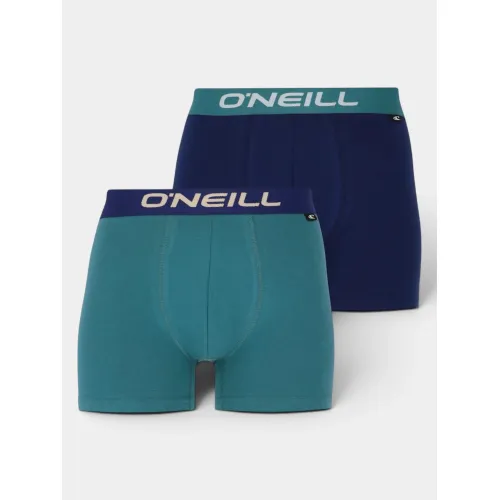 O'Neill O Neill Men Boxershorts Uni 2-Pack Kiegészítő Alsónadrág, boxer 7009-Hydro/Medieval Blue