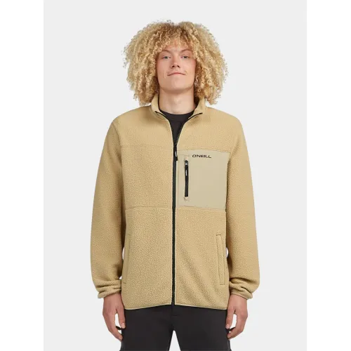 O'Neill O Neill Must-Have High Pile Fz Fleece Férfi Polár, Softshell, Középréteg 17527-Olive Blush
