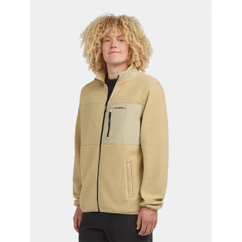 O'Neill O Neill Must-Have High Pile Fz Fleece Férfi Polár, Softshell, Középréteg 17527-Olive Blush