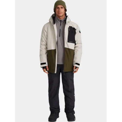 O'Neill Hammer Block Snow Jacket Férfi Síkabát, Snowboard kabát 47522-Atmosphere Colour Block