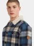 O'Neill O riginals Fleece Lined Jacket Férfi Utcai Kabát 35199-Mozart Blue Check
