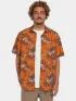 O'Neill O Neill Print Shirt Férfi Ing 32532-Orange Dipped Leaves