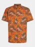 O'Neill O Neill Print Shirt Férfi Ing 32532-Orange Dipped Leaves