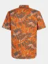 O'Neill O Neill Print Shirt Férfi Ing 32532-Orange Dipped Leaves