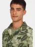 O'Neill O Neill Print Shirt Férfi Ing 36078-Green Dusty Flower