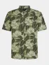 O'Neill O Neill Print Shirt Férfi Ing 36078-Green Dusty Flower