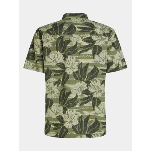 O'Neill O Neill Print Shirt Férfi Ing 36078-Green Dusty Flower