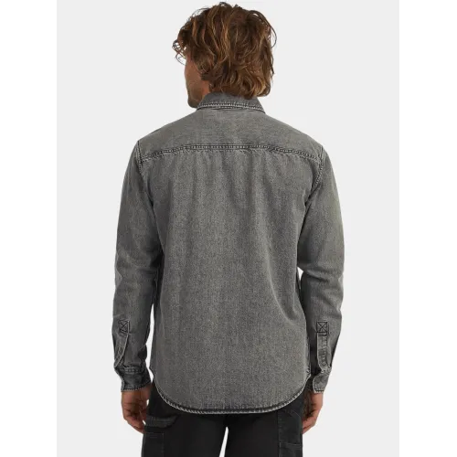 O'Neill O riginals Denim Shirt Férfi Ing 19010-Black Out